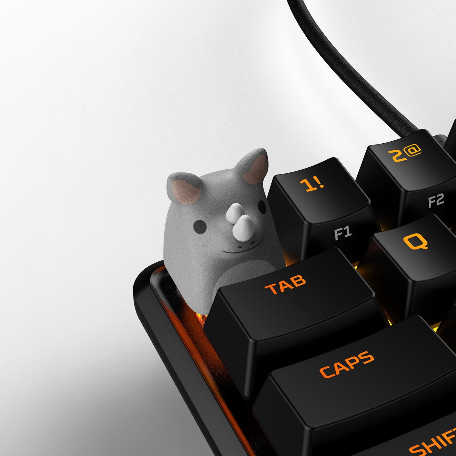 HX3D Keycap - Safari Rhino