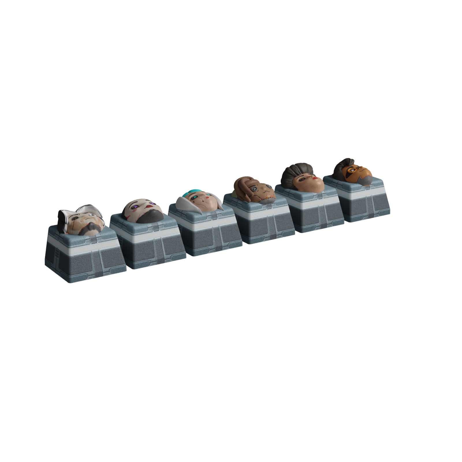 HyperX 3D x Warframe Protoframe Keycap Bundle